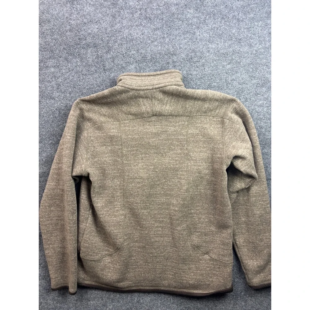 Patagonia Better Sweater Pullover Mens Large Brown 1/4 Zip Fleece 25521 FA12